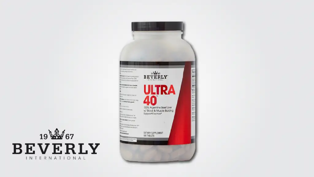 A tub of Beverly Ultra 40