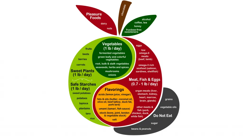 Perfect health Diet food chart